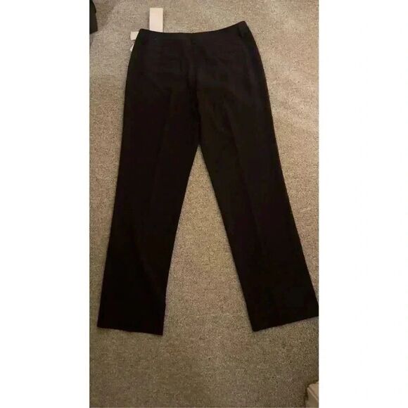 Larry Levine Women's Size 12 Black Stretch Dress Pants Straight Leg - Picture 2 of 6